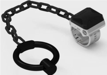 防脱逃电子脚扣系统